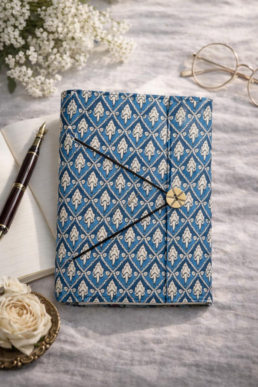 Handblock Handmade Diary – Button Pattern