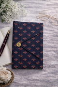 Handblock Handmade Diary – Button Pattern