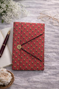 Handblock Handmade Diary – Button Pattern