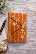 Handblock Handmade Diary – Button Pattern