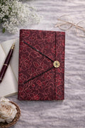 Handblock Handmade Diary – Button Pattern
